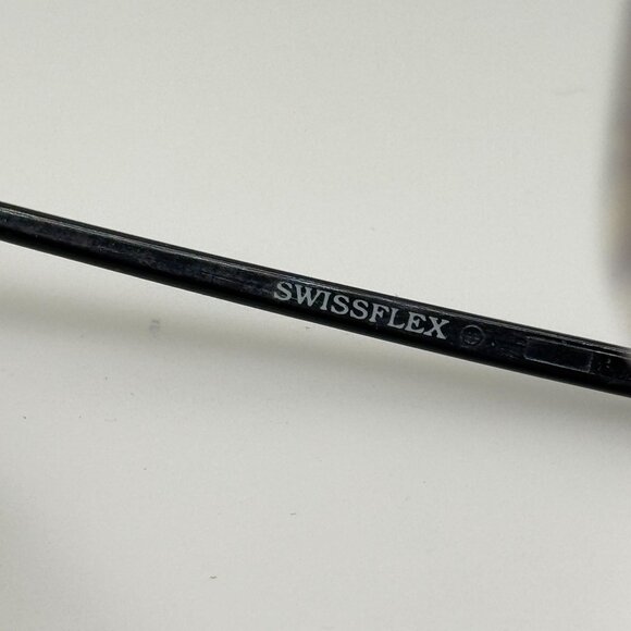 Swissflex Eye Glasses Eyeglasses Frames Black Swiss Made